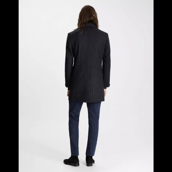 John Varvatos Collection VELVET TRIM COAT. Size 48 Eu. USA 38 - Picture 4 of 9